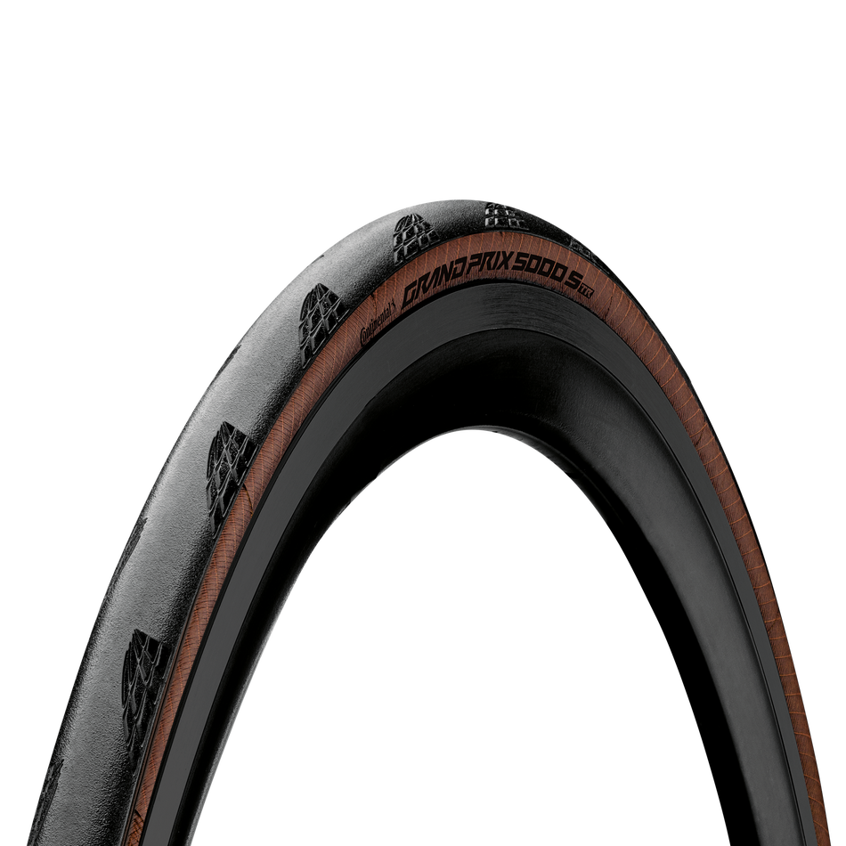 Continental Grand Prix 5000 S TR Tire, Tubeless, Folding, BlackChili, Vectran Breaker, LazerGrip, ACT