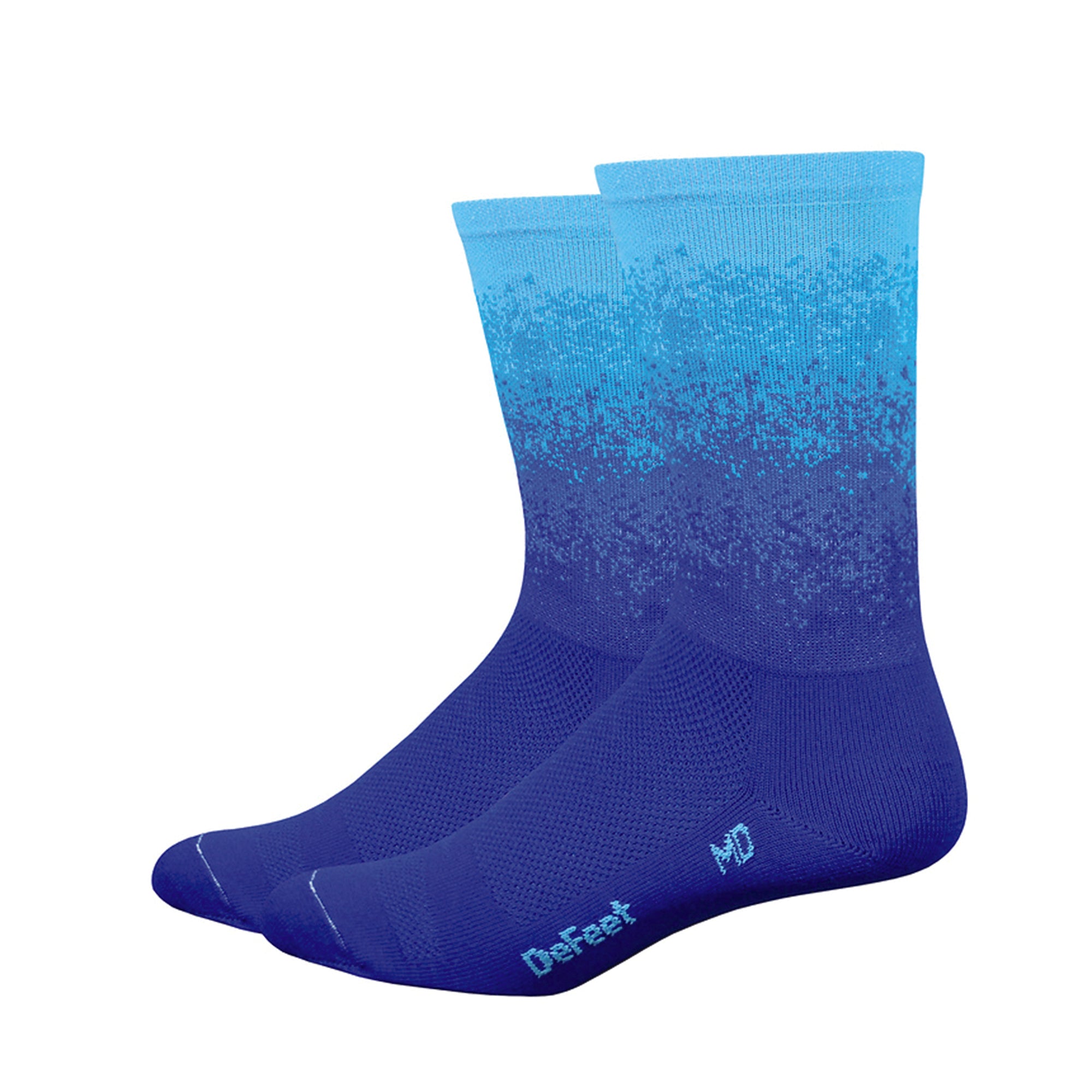 DeFeet Aireator Team Socks - 6 White/Graphite Small DeFeet Aireator Team Socks - 6 White/Graphite Small
