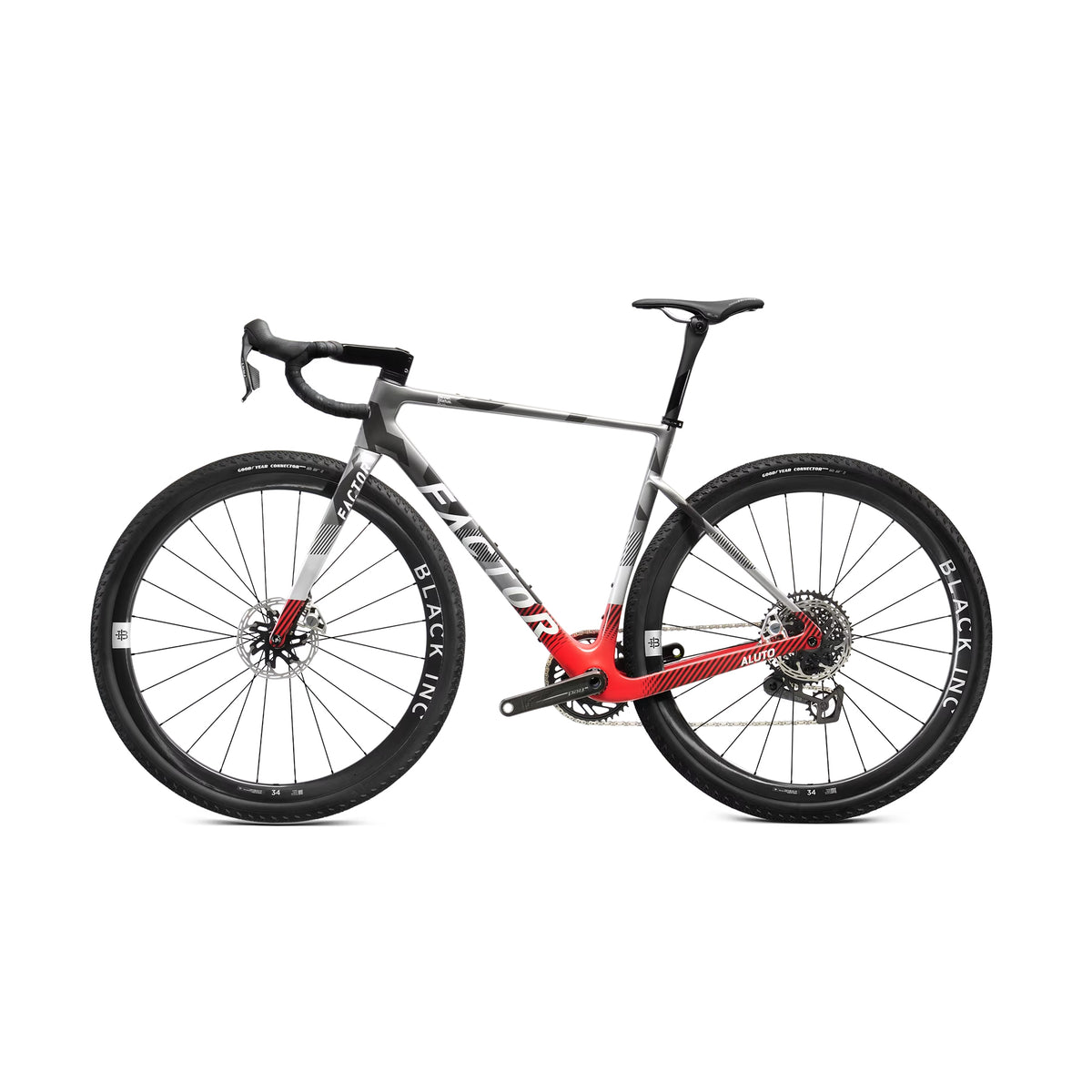 xplr gravel bike Factor ALUTO Red XPLR Gravel Bike – all3sports