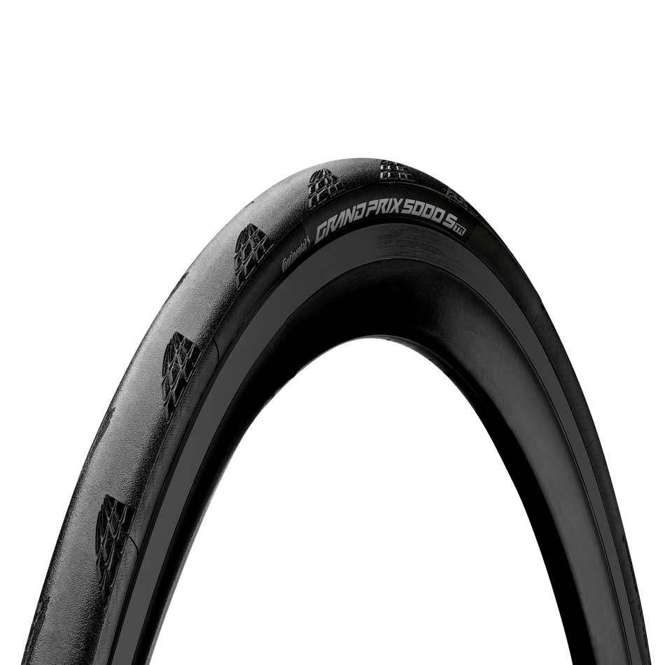 Continental Grand Prix 5000 S TR Tire, Tubeless, Folding,  BlackChili, Vectran Breaker, LazerGrip, ACT