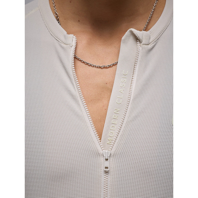 GIVELO MODERN CLASSIC WAFFLE SHORT SLEEVE JERSEY - MOON