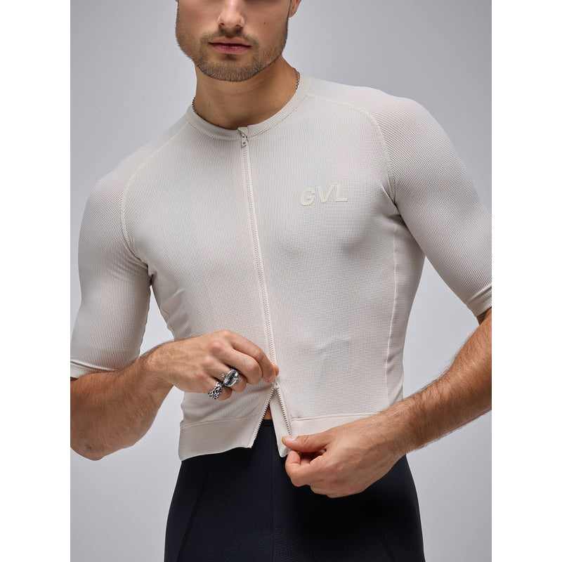 GIVELO MODERN CLASSIC WAFFLE SHORT SLEEVE JERSEY - MOON
