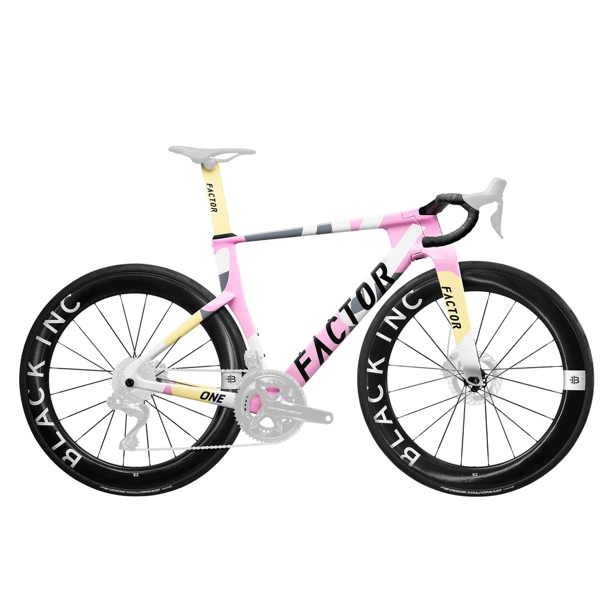 Factor ONE Disc Road Frameset + Black Inc Wheelset