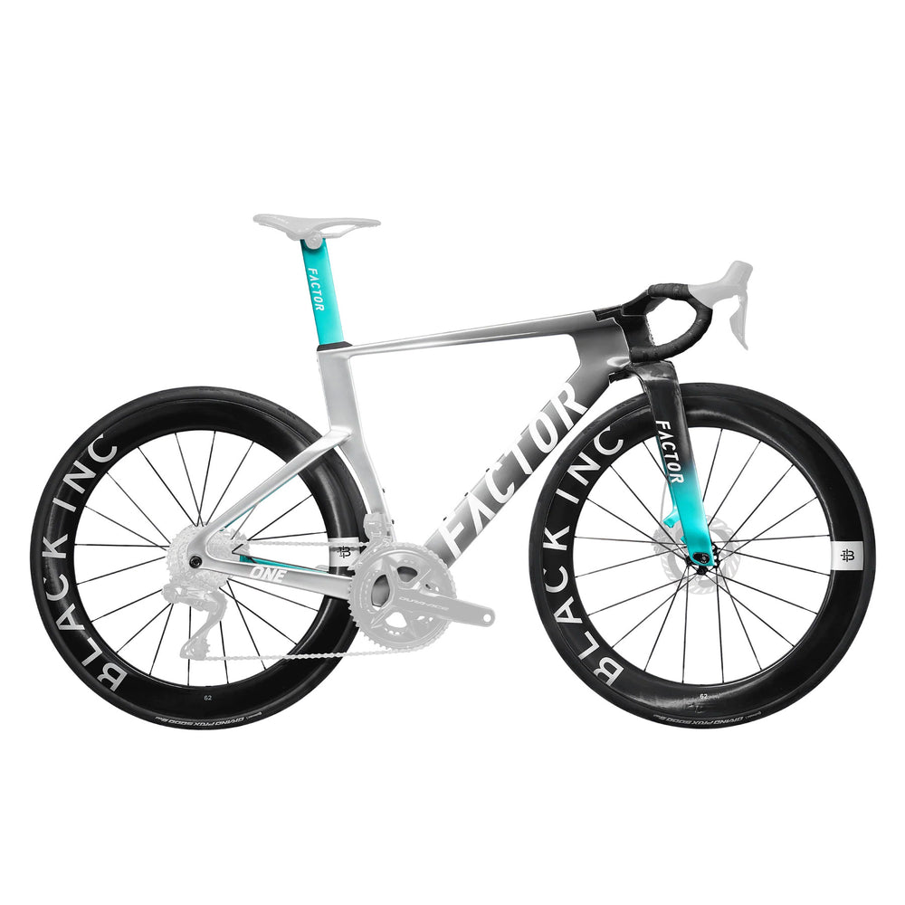 Factor ONE Disc Road Frameset + Black Inc Wheelset