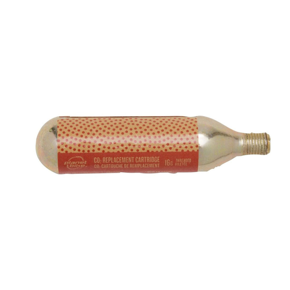 Planet Bike 16g Threaded CO2 Cartridges: Single
