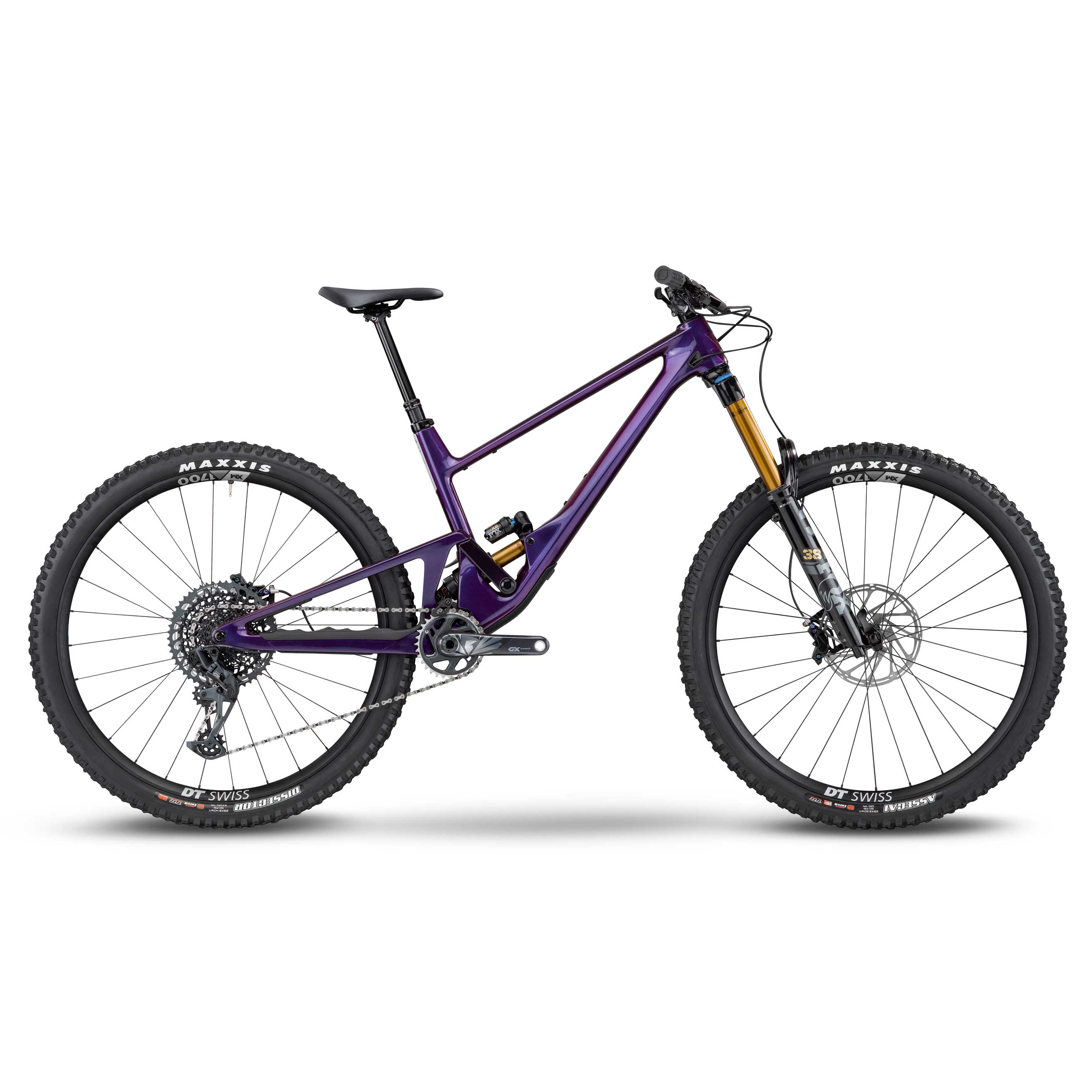 Purple downhill 2025 bike