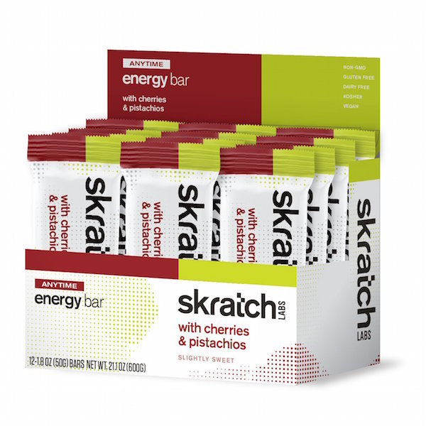 Skratch Labs Anytime Energy Bar Cherry/PistachioBox of 12