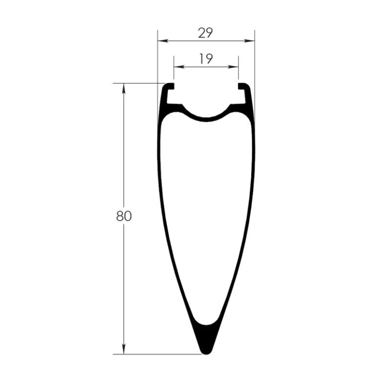 Reynolds Blacklabel Aero 80 Wheelset