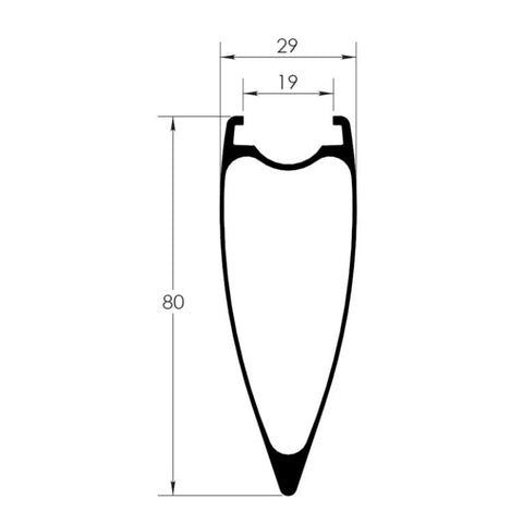Reynolds Blacklabel Aero 80 Wheelset