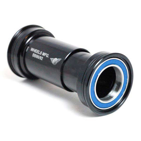 Wheels Manufacturing BB86/92 Shimano Bottom Bracket with ABEC-3 Bearings Black Cups