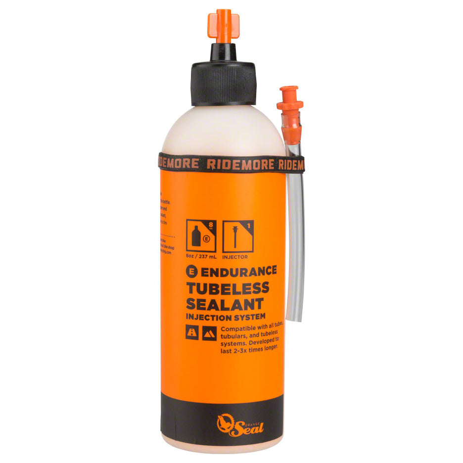 Orange Seal Endurance Tubeless Tire Sealant with Twist Lock Applicator - 8oz