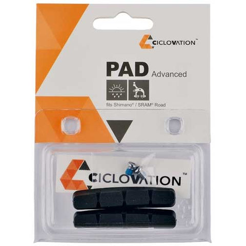 Ciclovation Advanced Road Brake pad insert Black