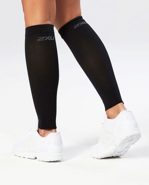 2XU Perf Run Calf Sleeve - Women's Black/Black XS